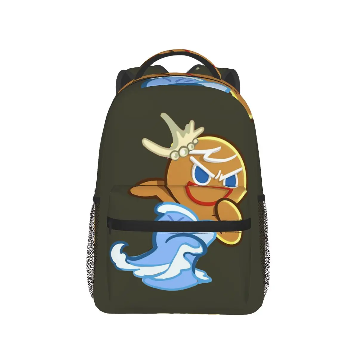 Cookie Run Gingerbrave Backpack Hot Sale Daypack Large Capacity Children BookBag School Bag Shoulder Bags for Men Women