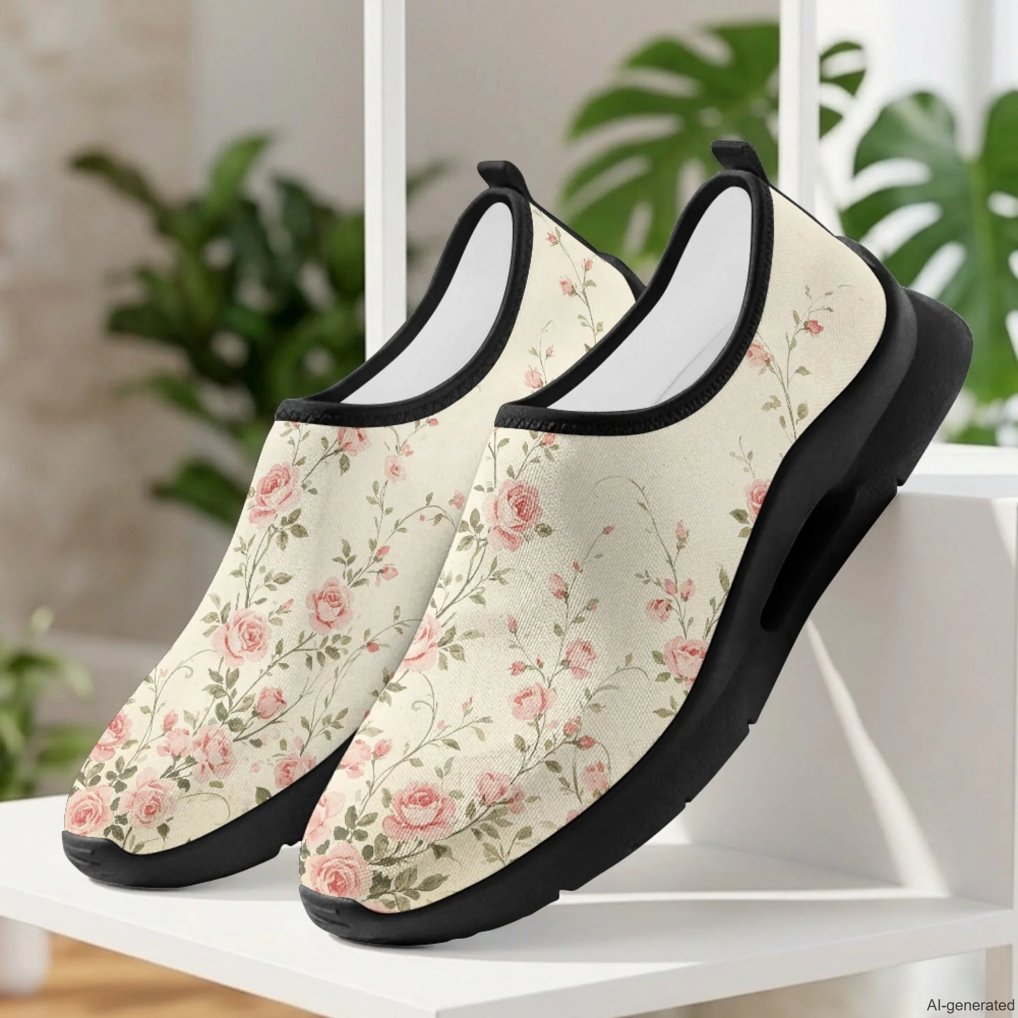 XIXIRIMIDO Cleaning Nurse Shoe Casual Shoes Slip On Shoes Men's Sneakers and Casual Shoes Floral Shoes Woman Walking Shoes