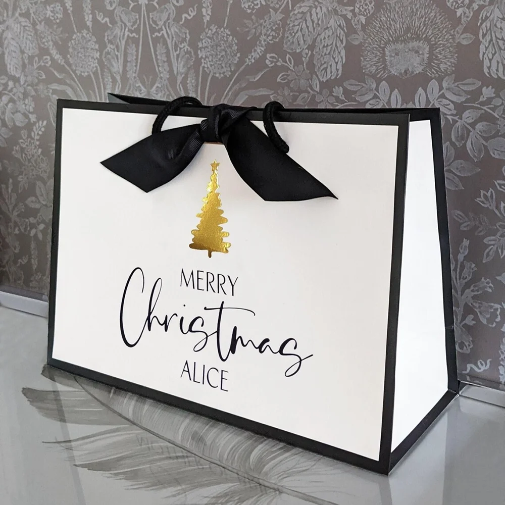 Luxury Xmas Bags - Tas Hadiah Natal yang Dipersonalisasi dengan