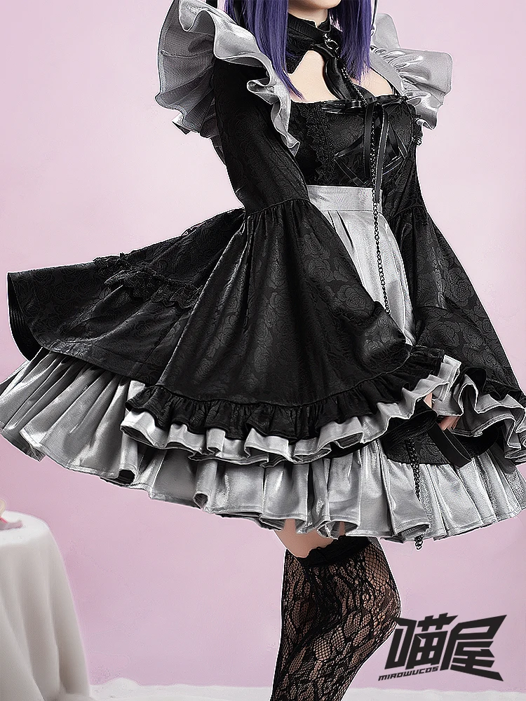 Agcos Mijn Dress-Up Lieve Marin Kitagawa Meid Lolita Jurk Cosplay Kostuum Meisje Kerst Cosplay