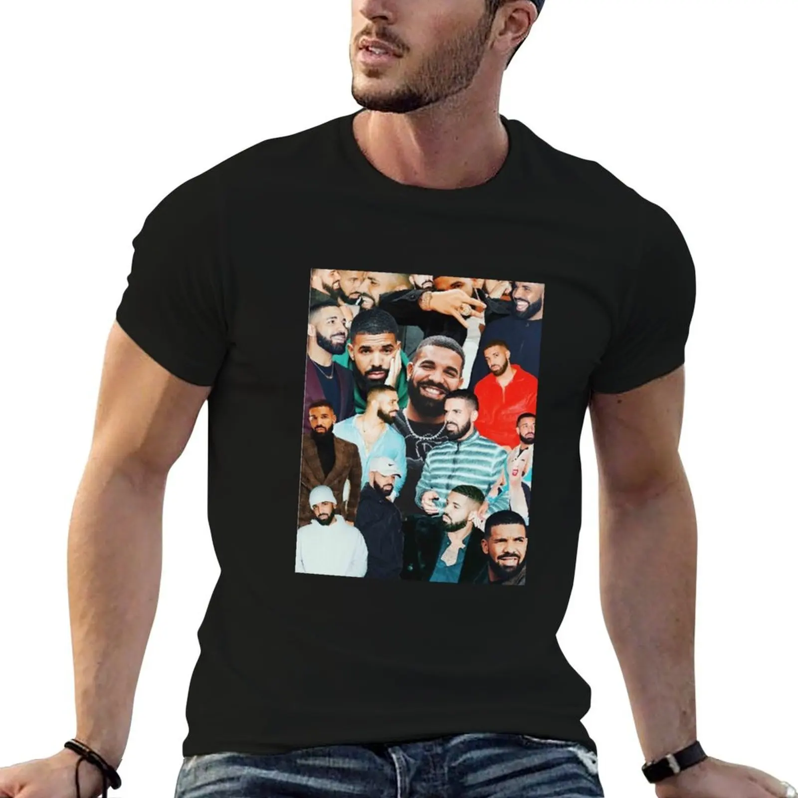 

Black Drake Scorpion T-Shirt t shirt man luxury men t shirt cotton 100% T-Shirt