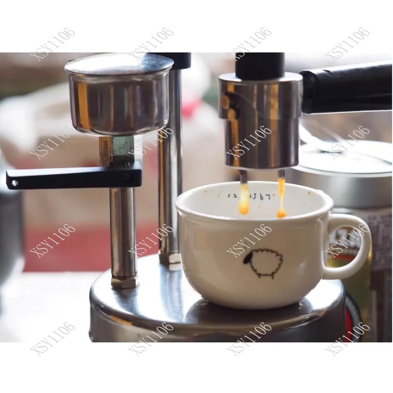 

100% Original Italian Kamira Manual Espresso Maker Stainless Steel for Home Office Outdoor