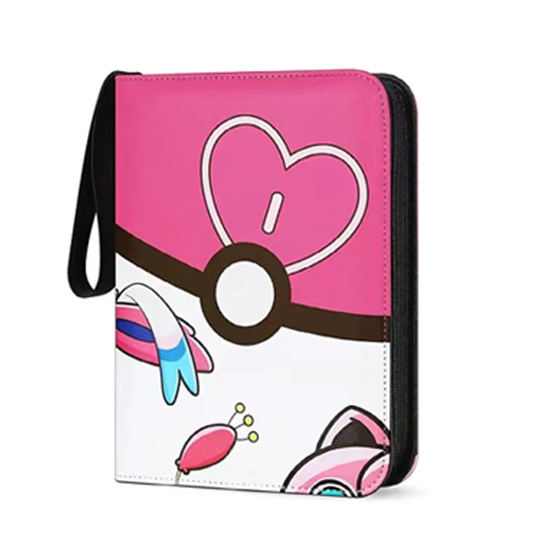 Hot-- 400PCS *Poke moned!!!Album Binder Photocard PU Zipper Photo Album Carte Holder Toy Collection Folder Letters Cards' Hobby - view 2