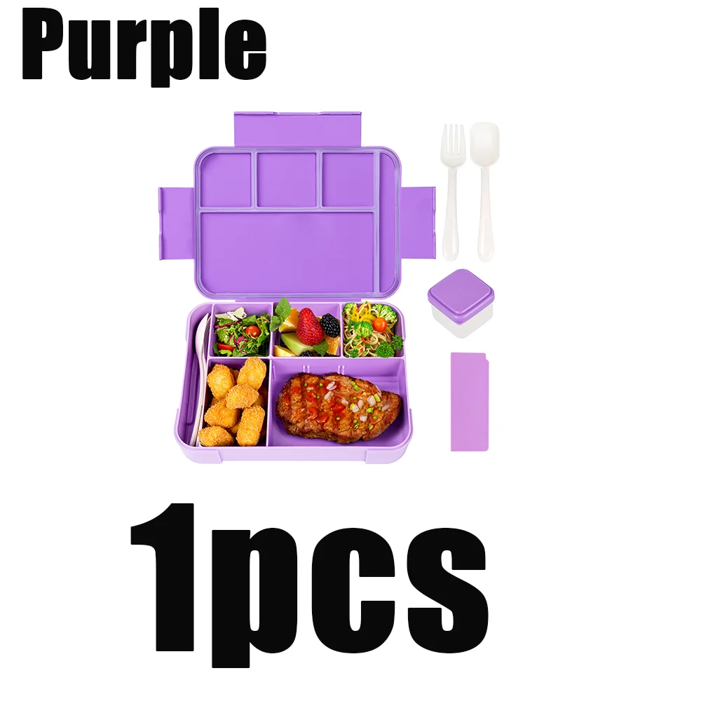 YOCITY 1pc Entzückende Muster Kinder Lunch Box Tragbare Unterteilt Auslaufsicher Lebensmittel Behälter Bento Box Für Schule Büro Mikrowelle Heizung 7