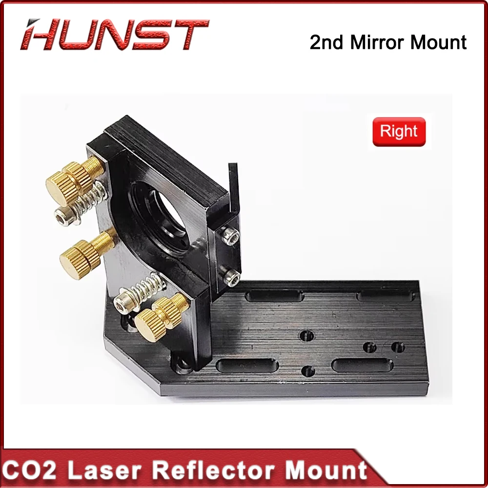 

Держатель зеркала отражателя лазера HUNST Co2, зеркало с секундным креплением для лазера, зеркало 25 мм, встроенное крепление для зеркала для гравировального станка Co2