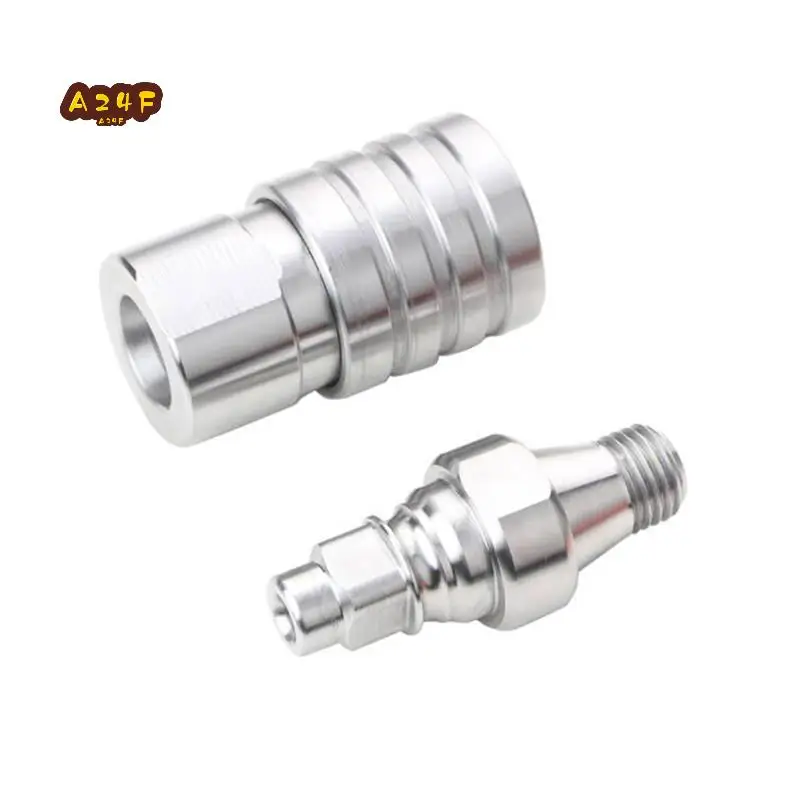 

A24F-Water Pipe Joint Kit Anti Lock Quick Disassembly And Assembly Drill Bit Hole Opener Hole Adapter Set Kit (1 Male+1 Female)