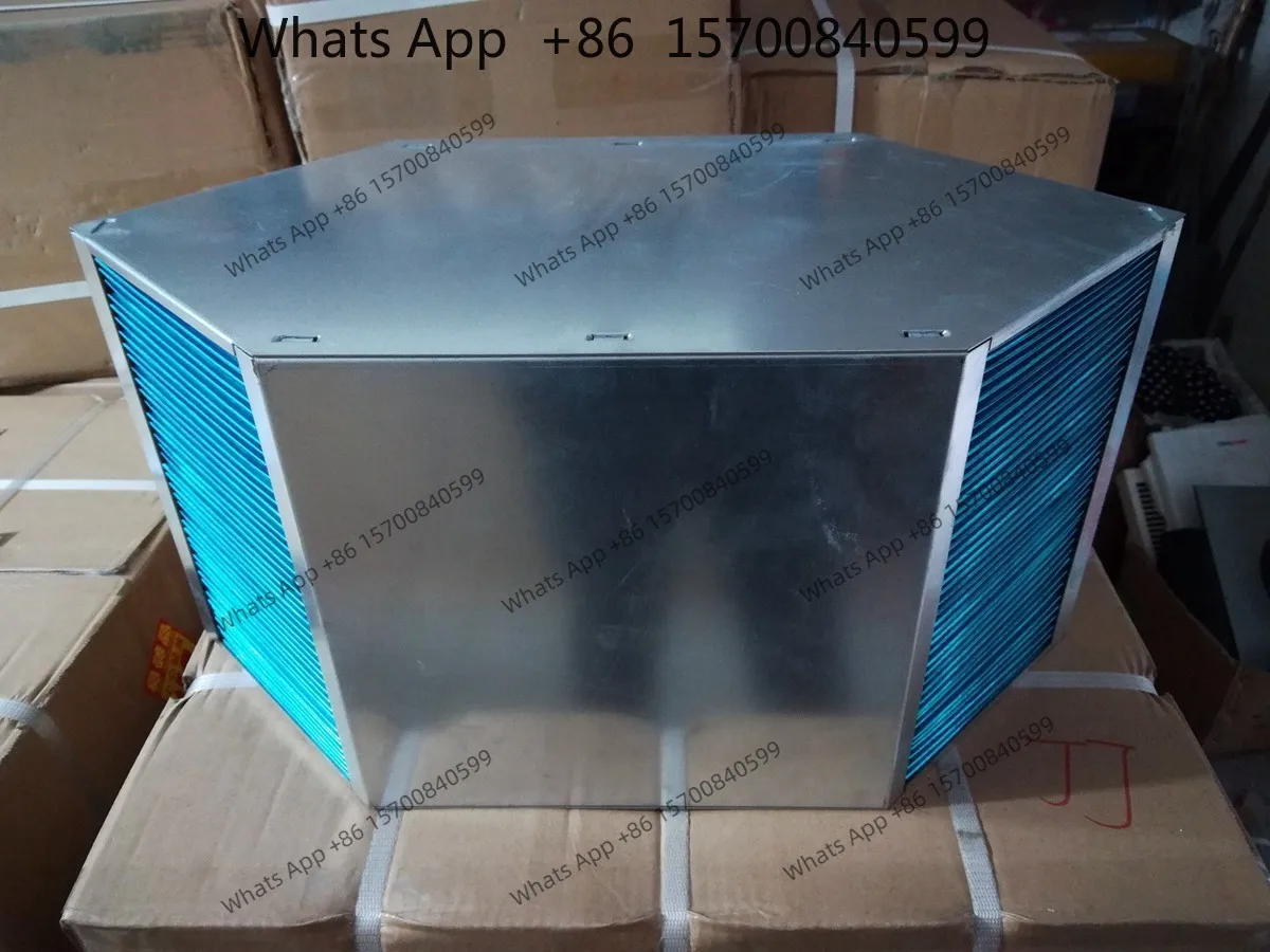 Hexagonal Display heat exchanger, core high efficiency hydrophilic aluminum foil heat recovery switch
