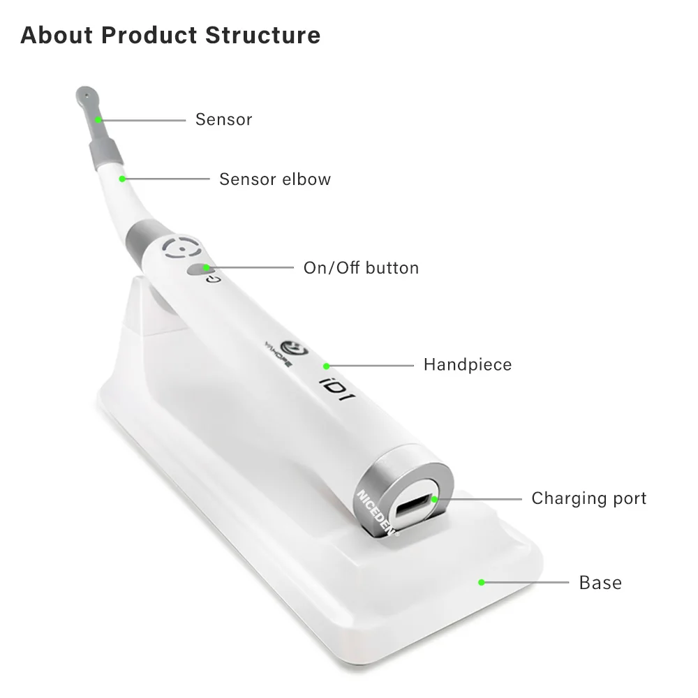 De ntal imp lant localizador detector de instrumentos cirúrgicos posicionamento rápido com 3 modos sensor preciso inteligente