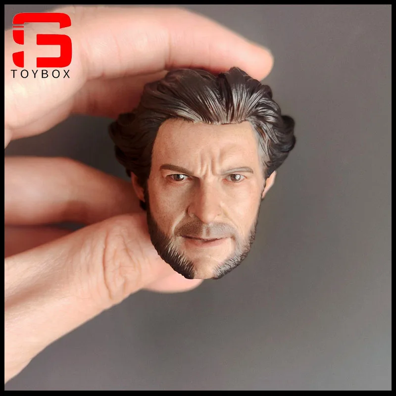 In Stock 1/6 Scale Young Logan Hugh Jackman Head Sculpt Without Cigar Fit 12'' Worldbox Action Figure Body