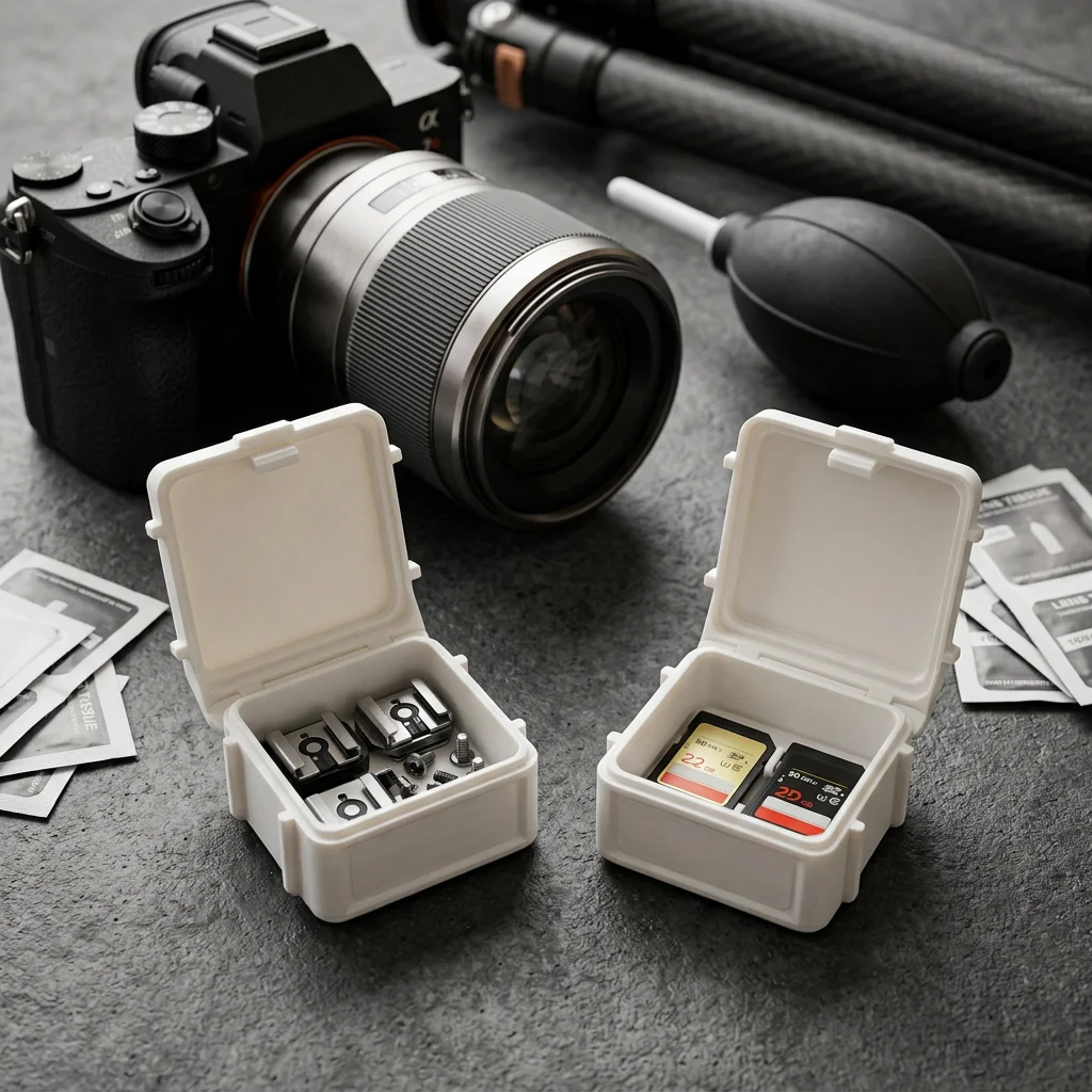 3Pcs Stackable Waterproof Mini Desktop Storage Boxes Small Components Organizer for Screws Nuts Electronic Parts