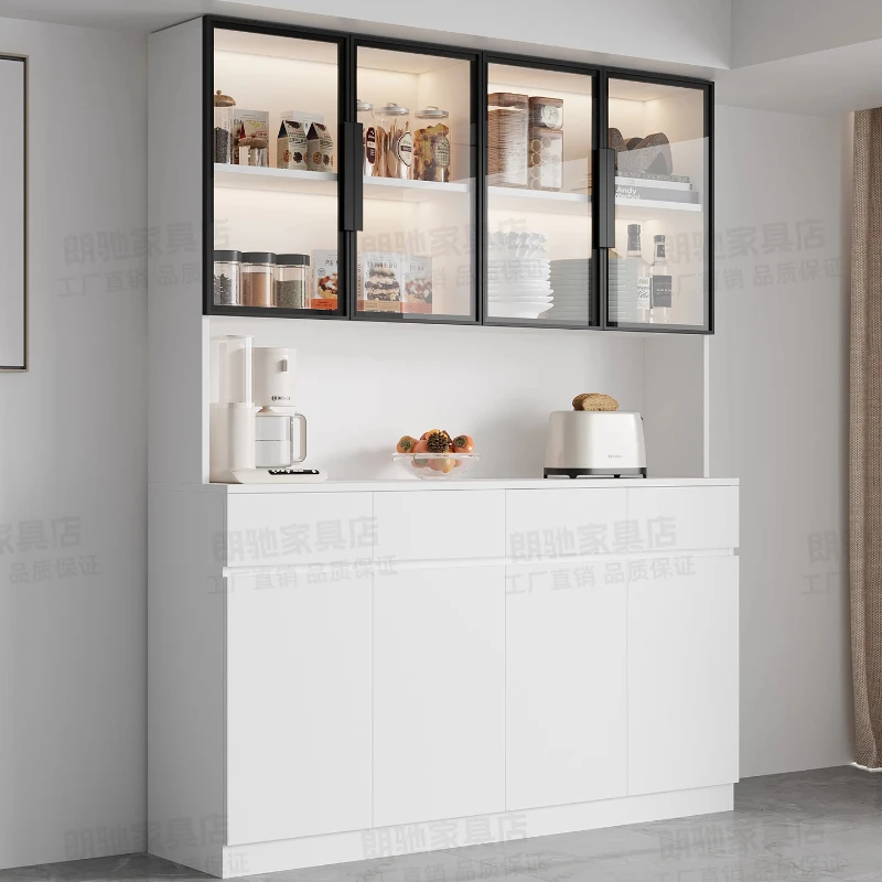 Furniture For Wine Decoration Walnut Buffet Cabinet White Small Bar Cabinet Luxury Shop Counter Display Cabinets Liquor Showcase