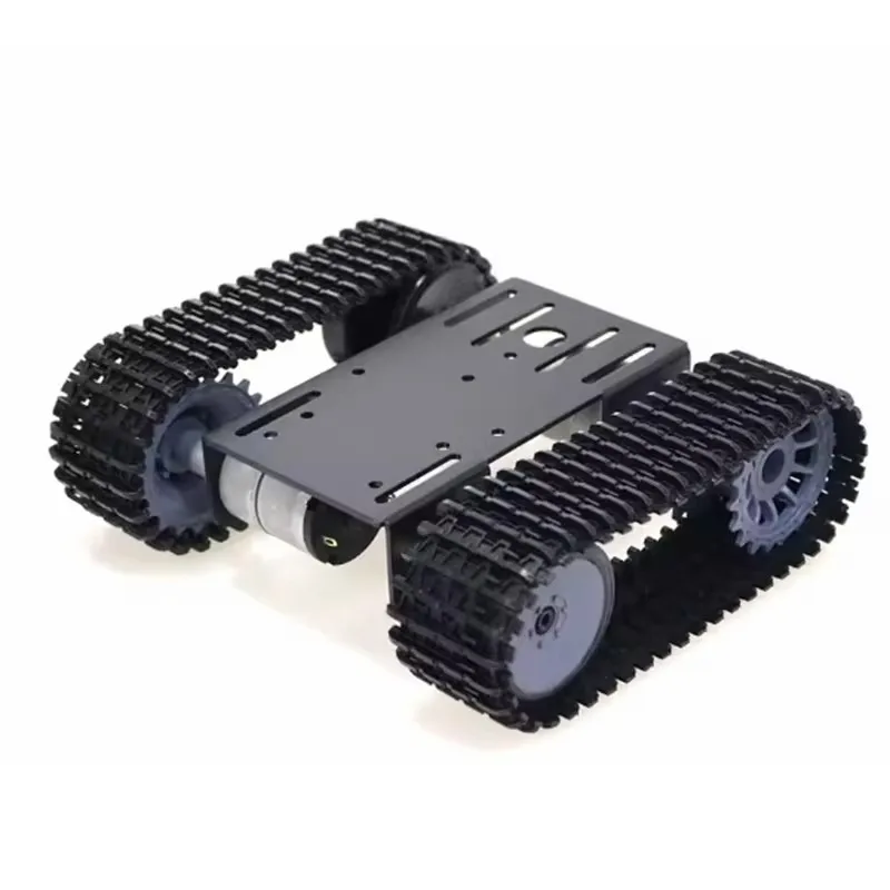 Tank Car Chassis Raupen-Raupenroboter-Plattform mit Dual-DC-12-V-Motor für Heimwerker für Arduino