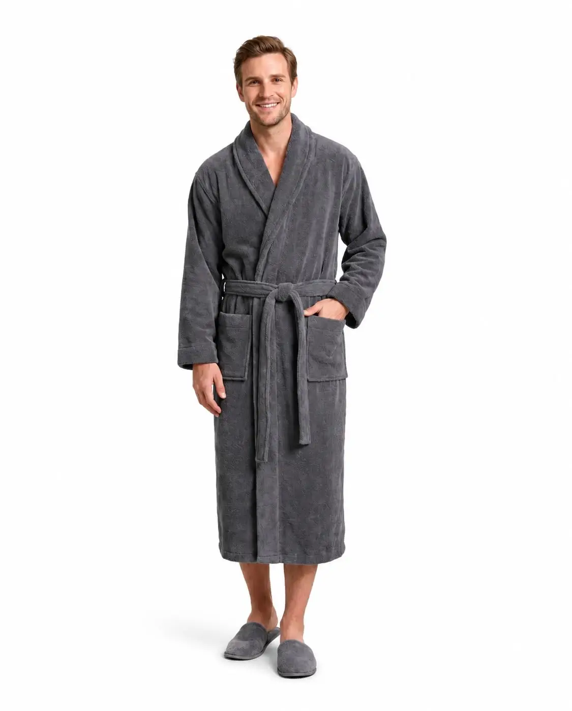 100% GOTS Certified Organic Cotton Terry Bathrobe