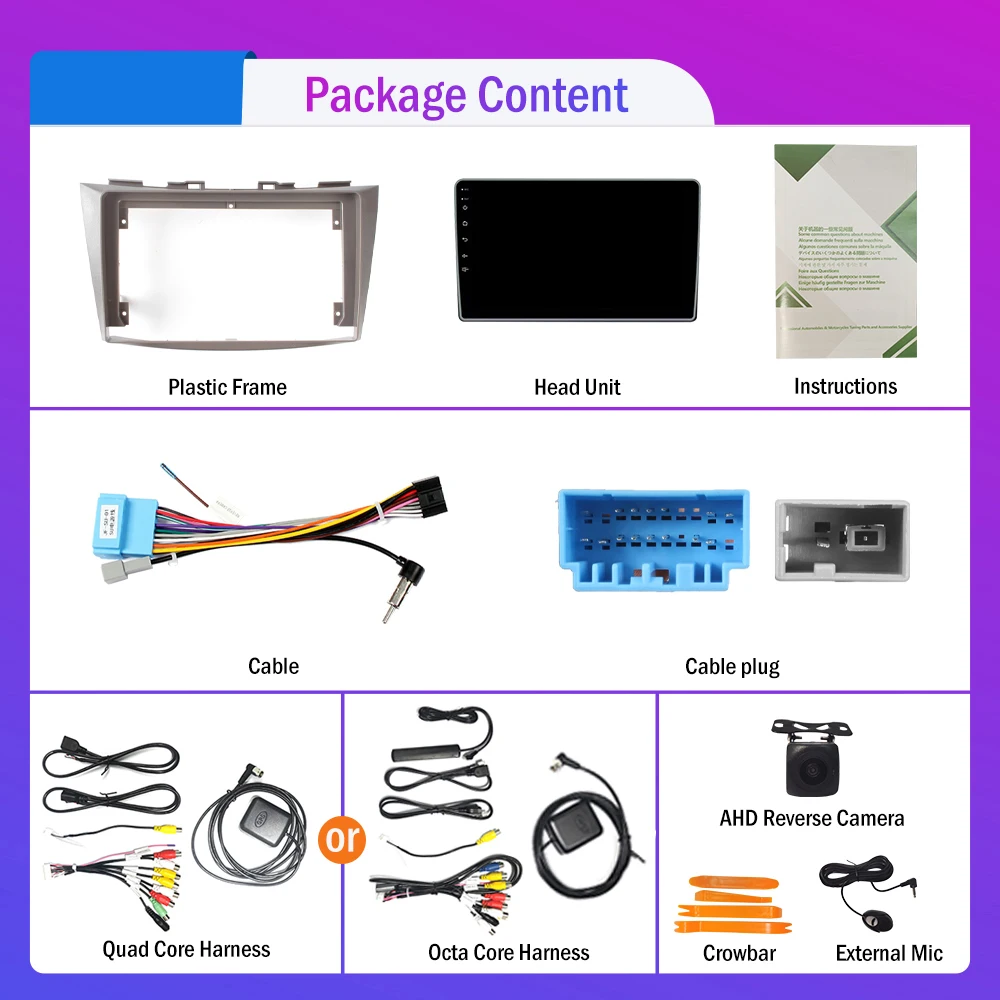 

Автомобильный радиоприемник для Suzuki ERTIGA 2012, 2Din, Android, восьмиядерный автомобильный стерео DVD, GPS-навигатор, плеер, мультимедийный Android, авто Carplay