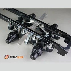 Scaleclub1/14 Truck Single Bracket 8 Airbag Rear Suspension System Suitable for LESU Tamiya Model