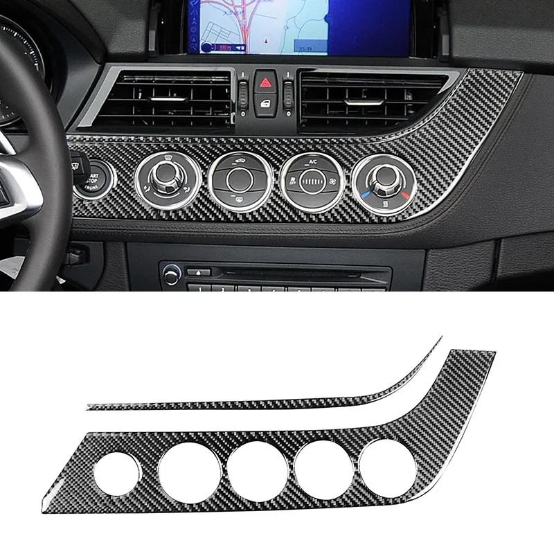 

Для BMW Z4 E89 2009-2016 центральная консоль, кнопка кондиционера, панель, украшение, крышка из углеродного волокна, отделка салона автомобиля, наклейка