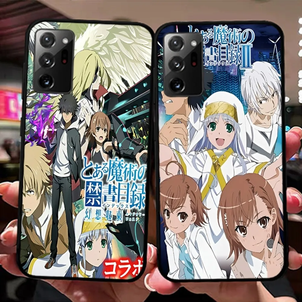 A Certain Magical Index Anime Phone Case For Samsung Note 8 9 10 20 pro plus lite M 10 11 20 30 21 31 51 A 21 22 42 02 03