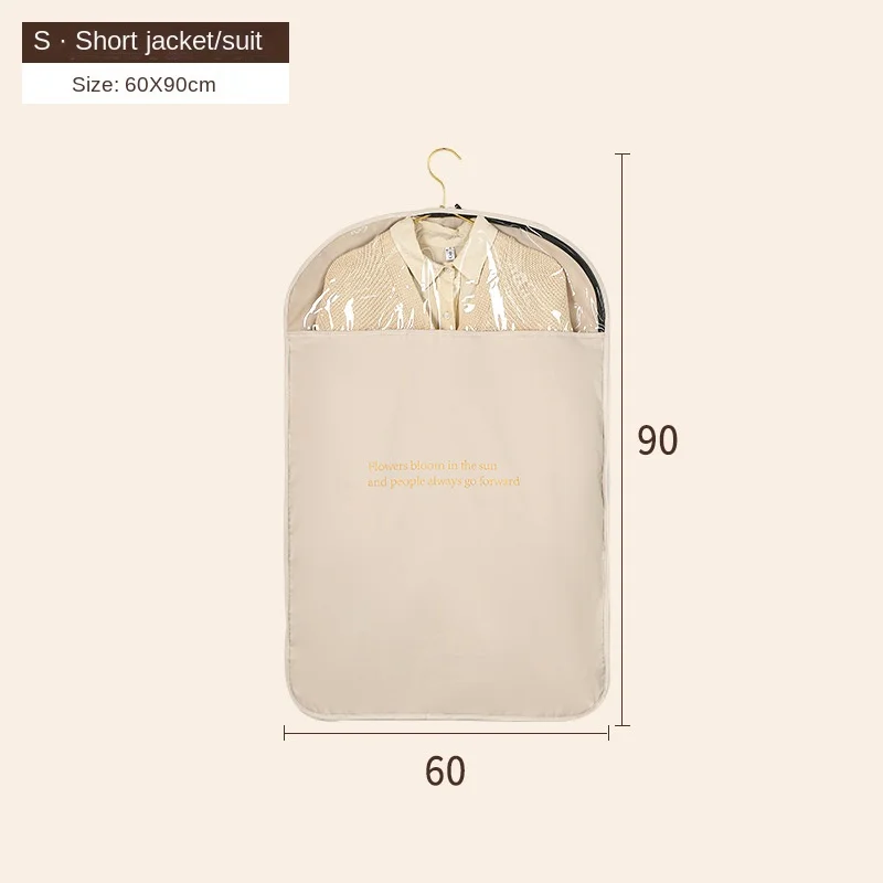 Clothing Dust Cover Hanging Light Luxury Clothing Dust Bag Down Jacket Transparent Coat Cover