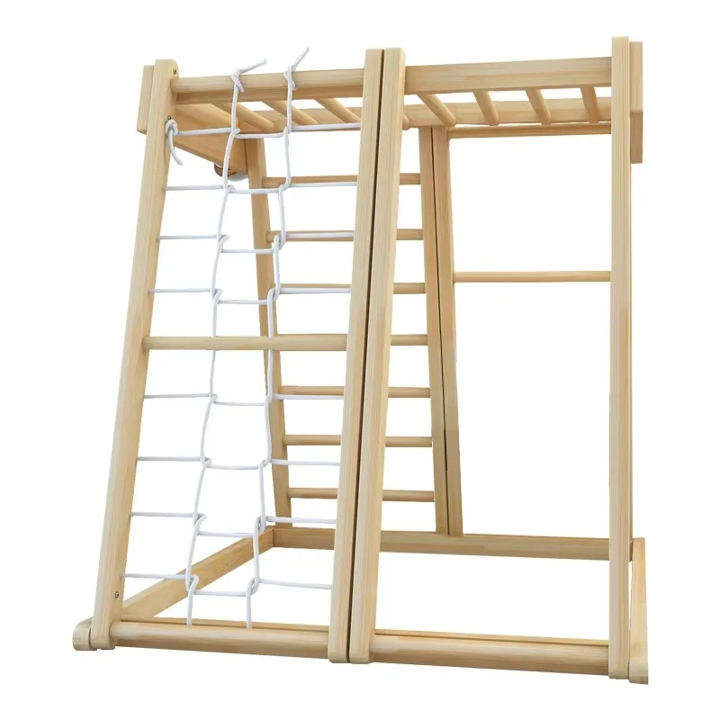 Cheap Kids Climbing Frames For Sale Indoor Wooden Climbing Frames Slide Swing Ramp Kids Indoor Climbing Frames