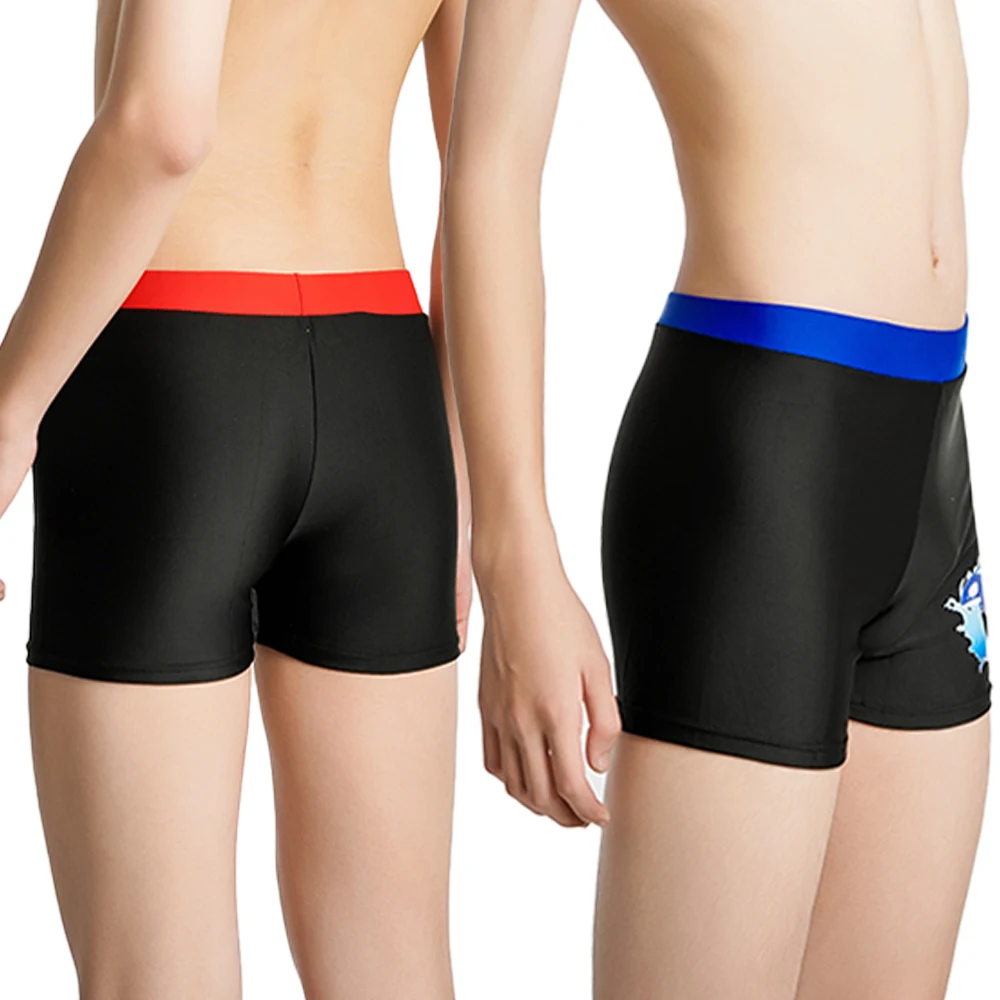 Boys Swim Trunks Kids Casual Beach Shorts Pants Dolphin Coconut Tree Print Vacation Swimwear Summer Child Bathing Suit 23-55kg - Image 4