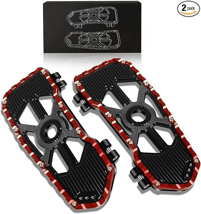 

Driver FloorBoards/Footpegs for Harley Touring/Road King/Electra Glide/CVO Tri Glide1999-2025 & 2009-Later Trike Models