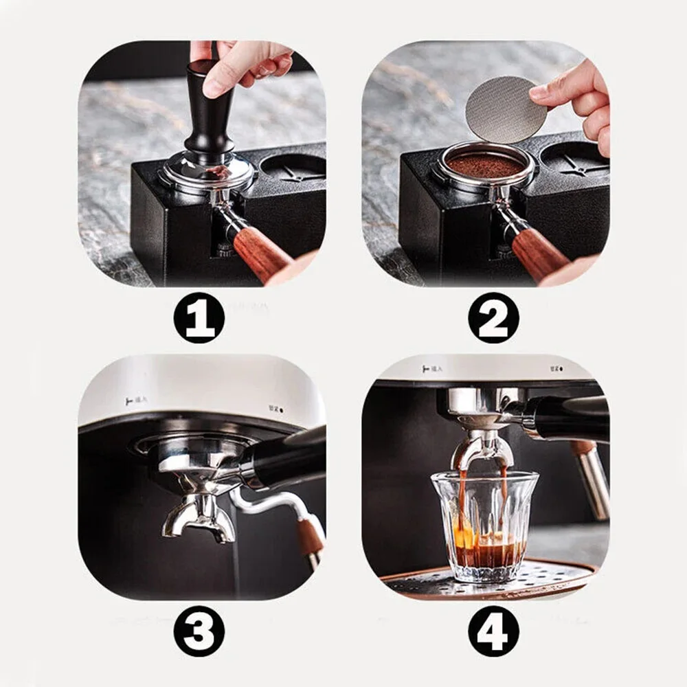 Heat Resistant Mesh Coffee Making Puck Screen for Espresso Machine 51/53/58mm Reusable Coffee Filter Screen