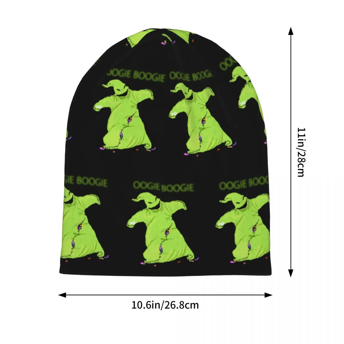 Oogie Boogie Warm Knitted Cap Fashion Bonnet Hat Autumn Winter Outdoor Beanies Hats for Men Women Adult