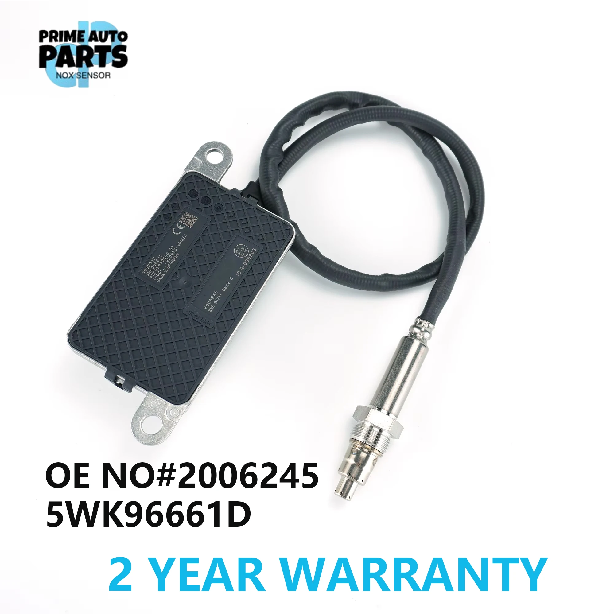 

NOx Sensor 5WK96661D 5WK9 6661D 2006245 24V New Nitrogen Oxygen Sensor 24V For DAF Truck