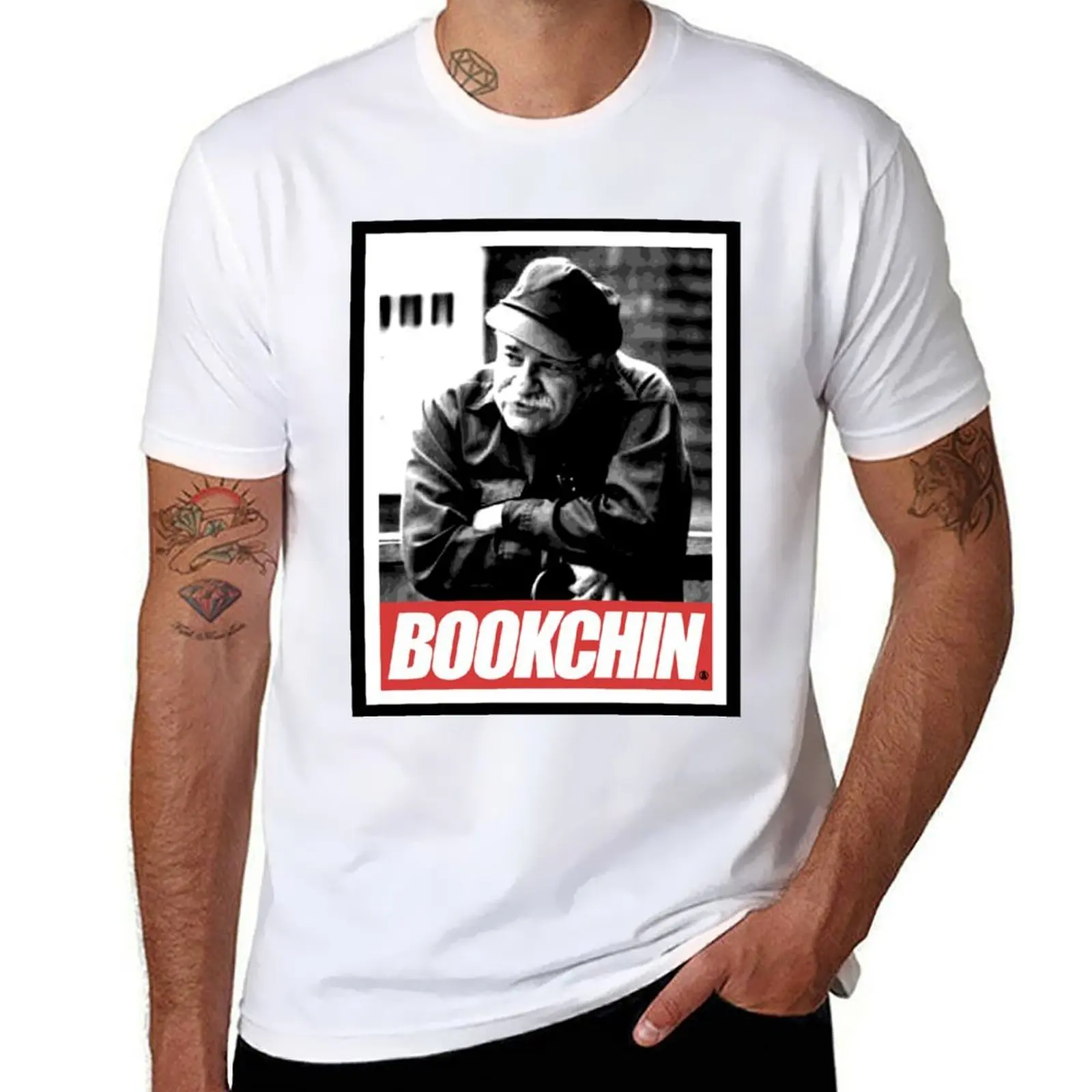 

BOOKCHIN T-Shirt t shirt man cotton t shirts for man cotton funny T-Shirt