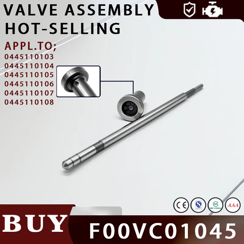 F00VC01045 F00VC01051 F00VC01054 Common Rail Fuel Injection System Valve Assembly Flow Management Pressure Regulation XJ1624
