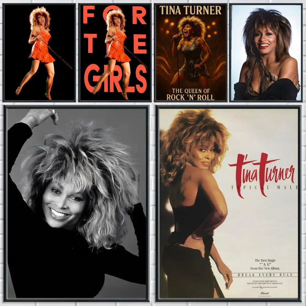 music Tina Turner Poster HD Poster Sophisticated Modern Aesthetic Wall Art For Living Room Bedroom Office Cafe Decor Ideal Gift