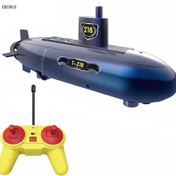 EBORUI D025 DIY Mini RC Submarine 2.4GHz 6 Channels Remote Control Boat Under Water Ship RC Boat for Kids