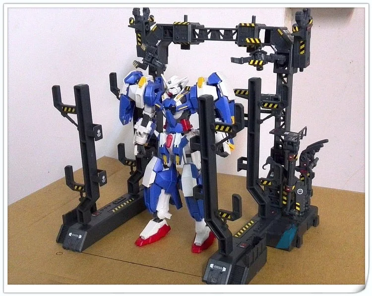 رف تخزين وتحضير لنماذج ترانسفورمرز وغاندام، قاعدة أمامية لزوييدز إم جي وإتش جي وإي بي جي، لعبة مكعبات بناء الروبوتات #1