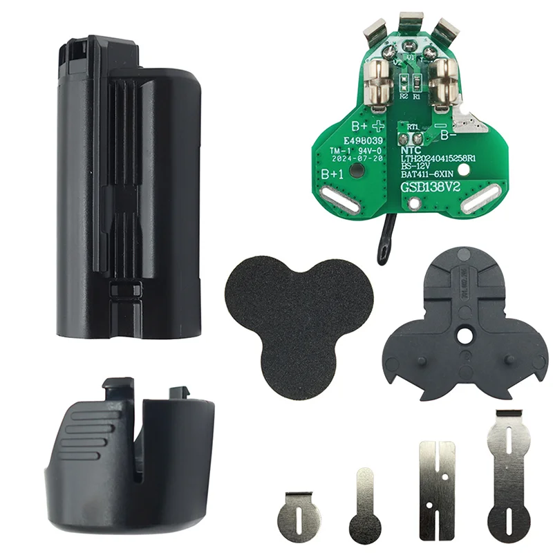 BAT420 Li-Ion Batterij Plastic Case PCB Opladen Bescherming Boord Doos Voor 10.8V 12V BAT412A BAT413A BAT411 Behuizing Shell
