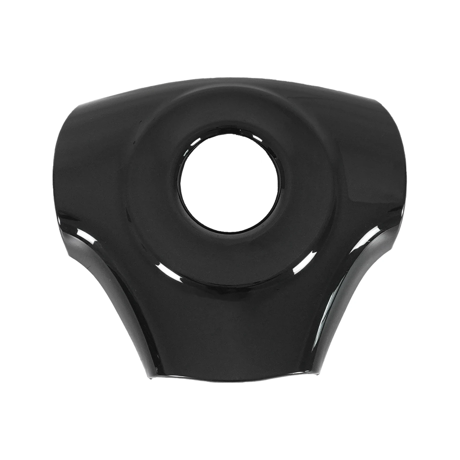For Chevrolet Corvette C6 2005-2013 Interior Steering Wheel Cover Trim Glossy Black Carbon Fiber Painted Car Accessories view 3