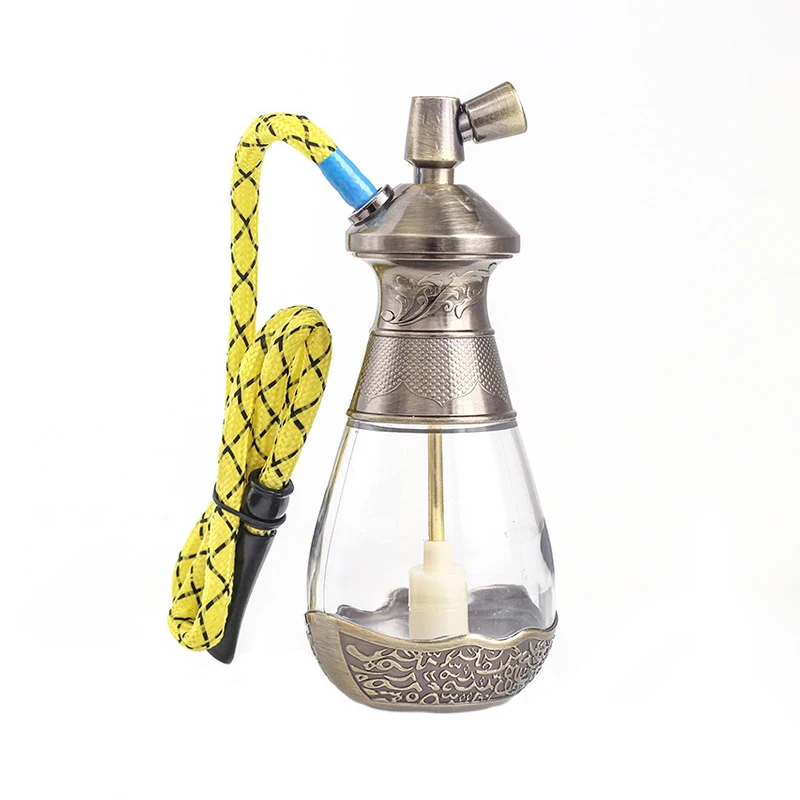 

New Classic JD19 Full Set of Heavy Smoke Hookah with Recirculating Water Pipe, Filter Bag, and Heavy Smoke Mouthpiece