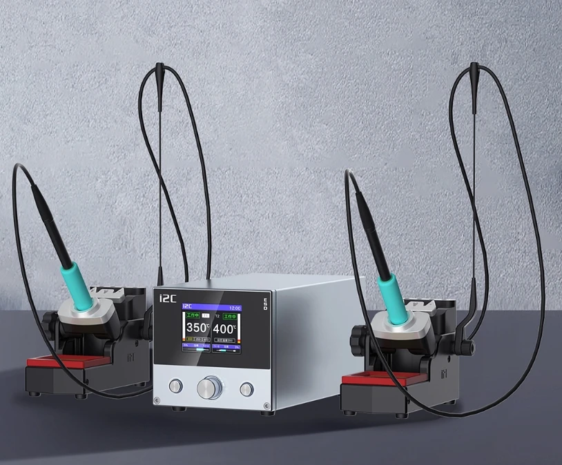 I2c 3scn Solder Station with C115 C210 Handle Digital Display SMD PCB BGA Rework Soldering Platform