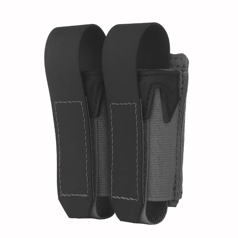 Podwójna kabura na magazynki 9mm serii K |    Niskoprofilowy uchwyt na pistolet kompatybilny z systemem MOLLE |   Sprzęt do eksploracji dzikiej natury