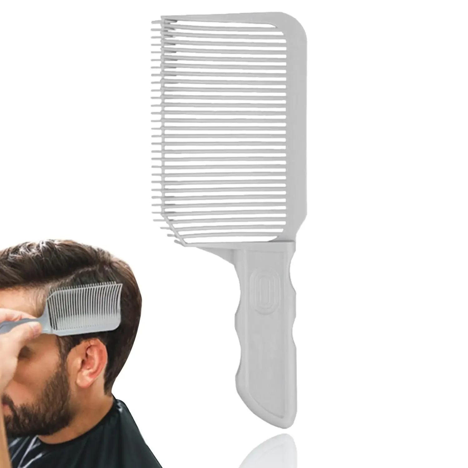 ed Professional Fading Comb Gradienter Design Hair Cutting for Men Salon Hairdressing Barber Hair Comb