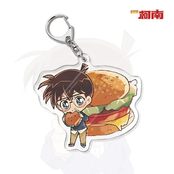 Acrylic Key Chains Anime Peripherals Jimmy Kudo Maurice Anita Hailey Kid The Phantom Thief HD Pattern Pendant Cosplay DIY Props