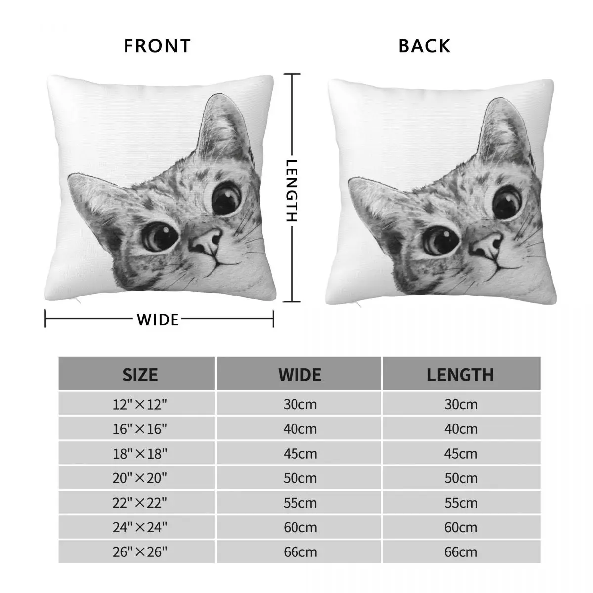 Peekaboo Sneaky Funny Kitten Pillowcase Polyester Linen Velvet Creative Decorative Throw Pillow Case Sofa Cushion Cover 45x45