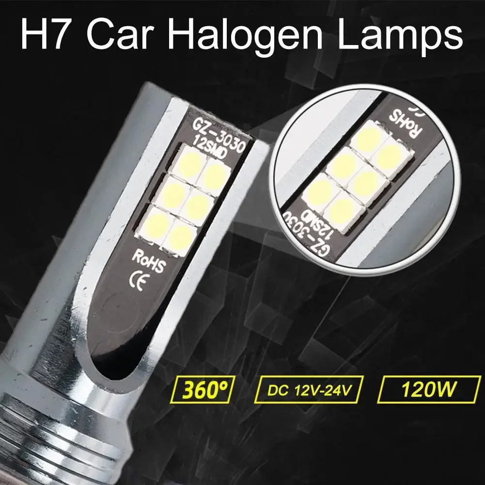 H7 H4  LED Lamps Headlight Bulb Beam Kit 120W High Power LED Car Light Headlamp 6000K Auto Headlight Bulbs Car Fog Light