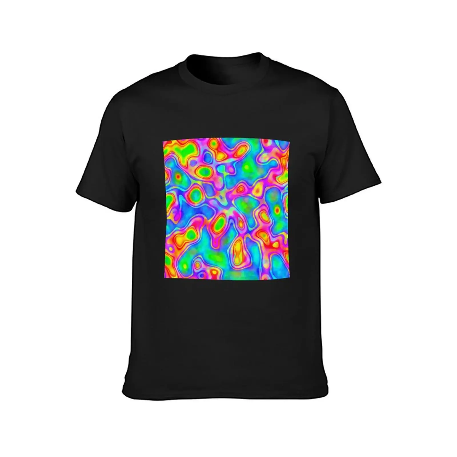 Random virtual color pixel abstraction T-Shirt Aesthetic clothing blanks customs plus size tops sweat shirts, men