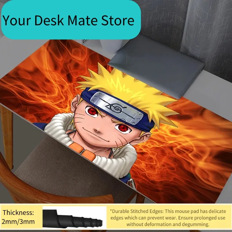 

Коврик для мыши Gamer NARUTO Akatsuki, большой коврик для мыши для компьютера, ноутбука, ПК, игровые аксессуары, коврик для клавиатуры, настольный коврик, коврики для мыши