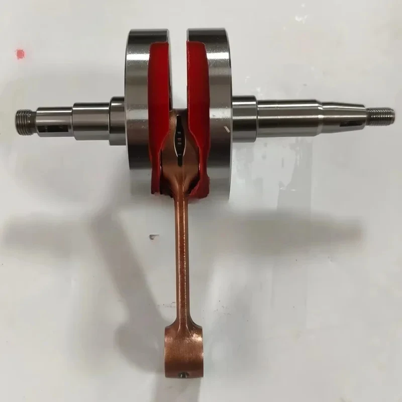 (Envío marítimo) Cigüeñales Rojos Ax100 de Alto Rendimiento Reforzados, Cigüeñal Ax 115 para Motocicletas AX115 para Carreras y Uso Diario