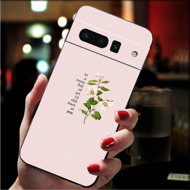 

Phone Case For Google Pixel 10 9 Pro XL 9A 8 7 6 Pro Pixel 8A 7A 6A Pixel 8 7 6 5 Art Aesthetic Flower Word Quotes