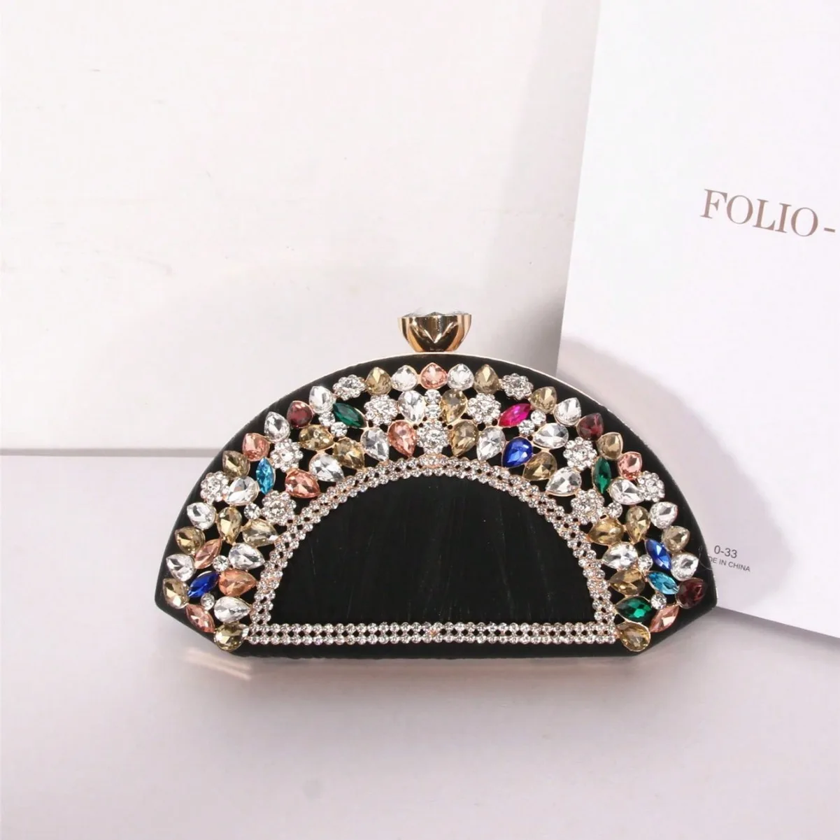 

Crystal Clutch Bag for Women Wholesales Luxury Evening Handbags Ladies Chain Dinner Handbags 2024 New Rhinestone Clutch Hand Bag
