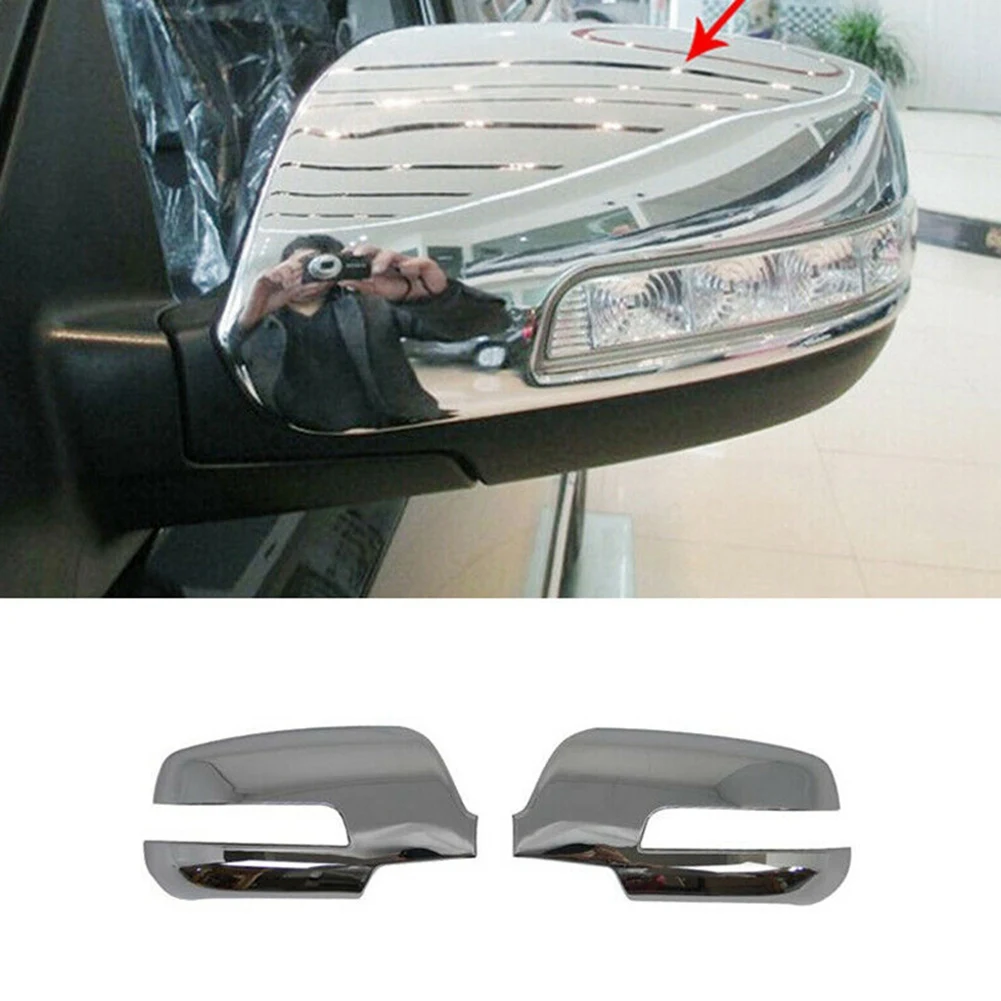 

N31R_Car Styling Decoration Back Rear View Rearview Side Door Mirror Cover Stick Trim Frame for Kia Sorento 2013 2014