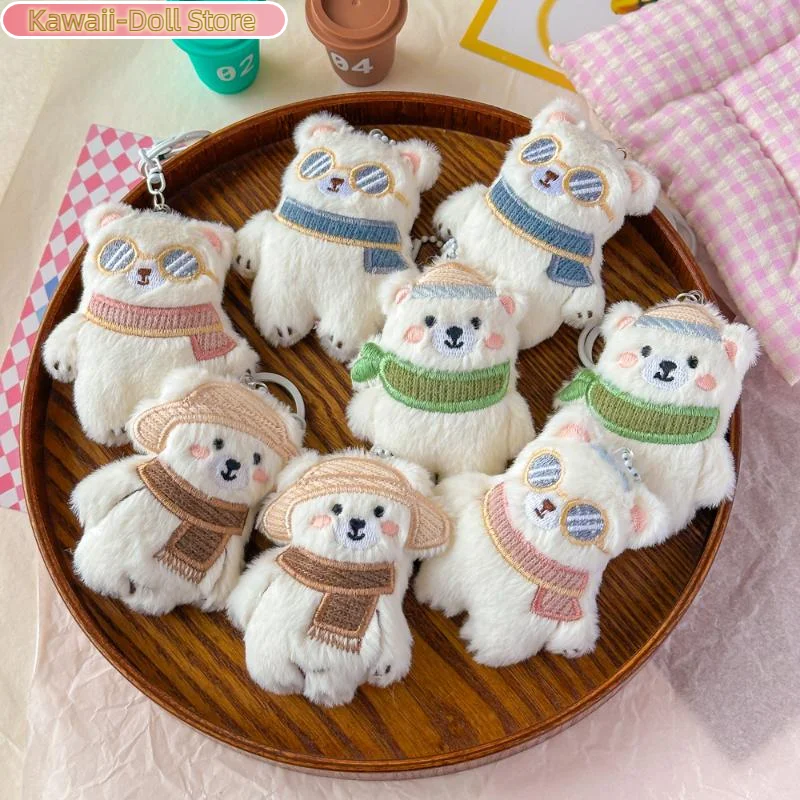 Quietschendes Plüschtier, Schlüsselanhänger, Rucksack, dekorativ, zum Aufhängen, süß, niedlich, Taschenanhänger, Charms, Auto-Schlüsselanhänger, Zubehör