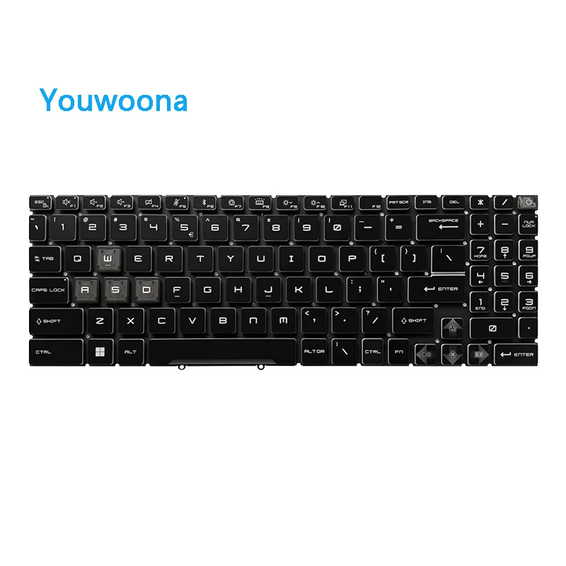 New Original Laptop Keyboard For MS-15H1/15H2/15K1/15HK/17S1/1585/1583 GS77 GT77HX BRAVO 17 C7V/C7VF 16HX B13V Modern15 B12M